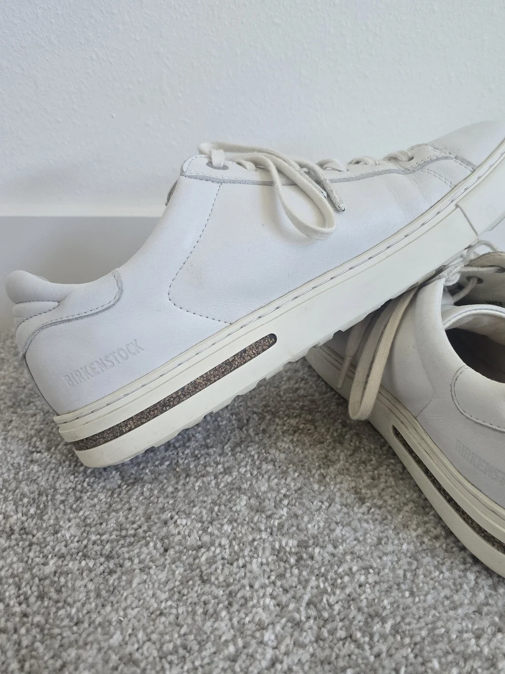 Birkenstock Bend Low White Leather Sneakers 40
